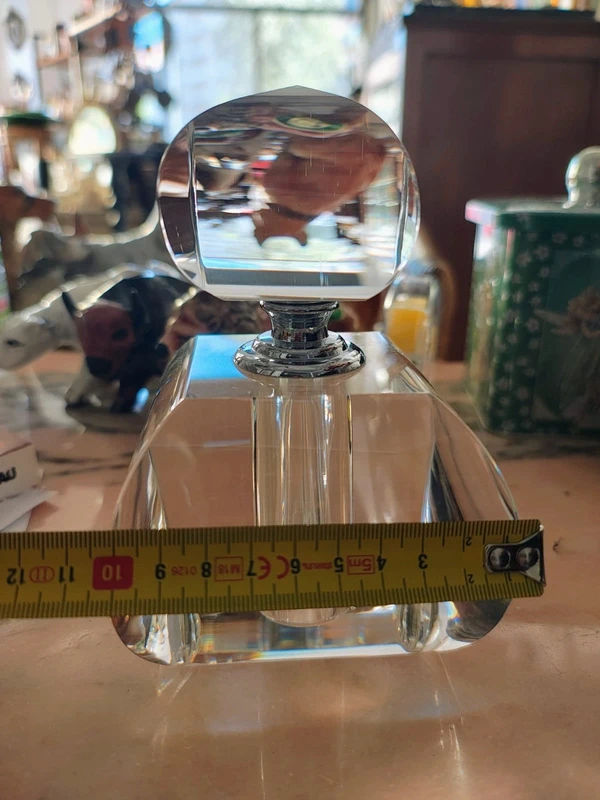 bottiglia vetro pieno per profumo art decò raro bottiglia vetro pieno per profumo art decò raro