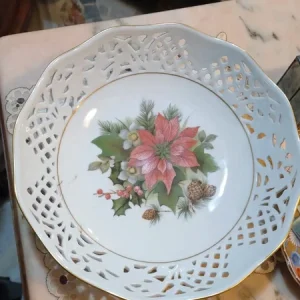 ciotola stella di natale porcellana limoges