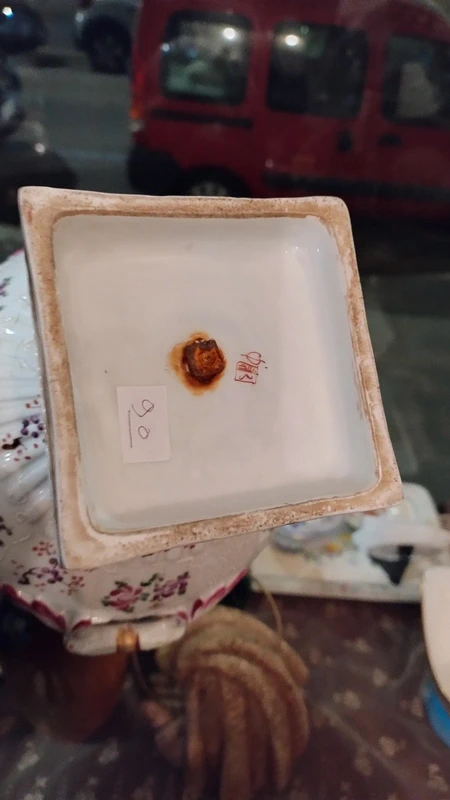 coppa vaso porcellana finemente decorata francia samson coppa vaso porcellana finemente decorata francia samson
