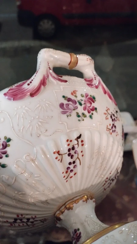 coppa vaso porcellana finemente decorata francia samson coppa vaso porcellana finemente decorata francia samson