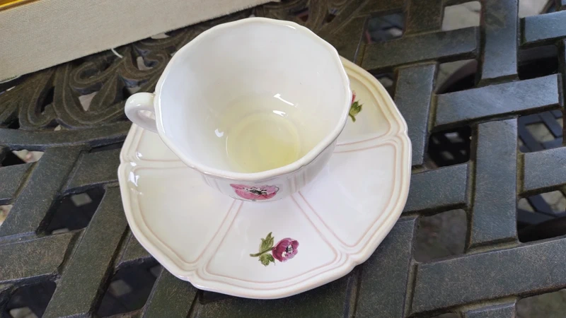 coppia tazza da tè con piattino motton france coppia tazza da tè con piattino motton france