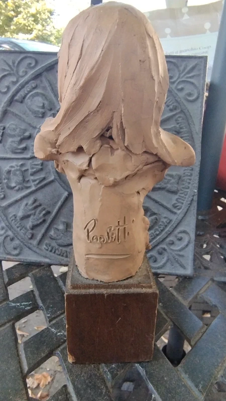 scultura donna terracotta firmata paoletti scultura donna terracotta firmata paoletti