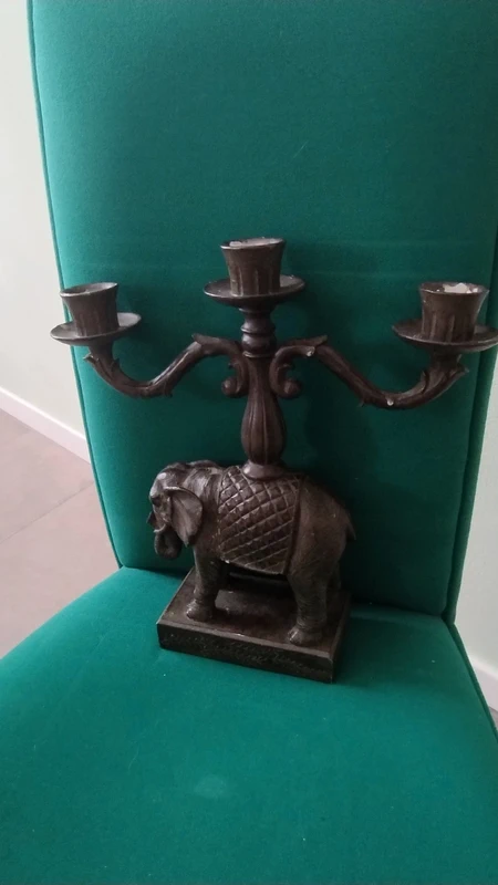 elefante candeliere candelabro per 3 candele fiamme elefante candeliere candelabro per 3 candele fiamme