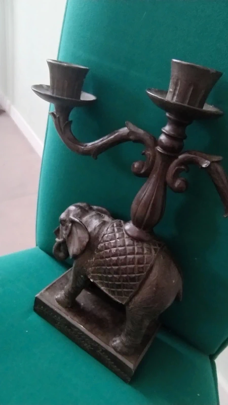 elefante candeliere candelabro per 3 candele fiamme elefante candeliere candelabro per 3 candele fiamme