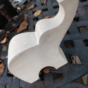 elefante in resina di design moderno bianco