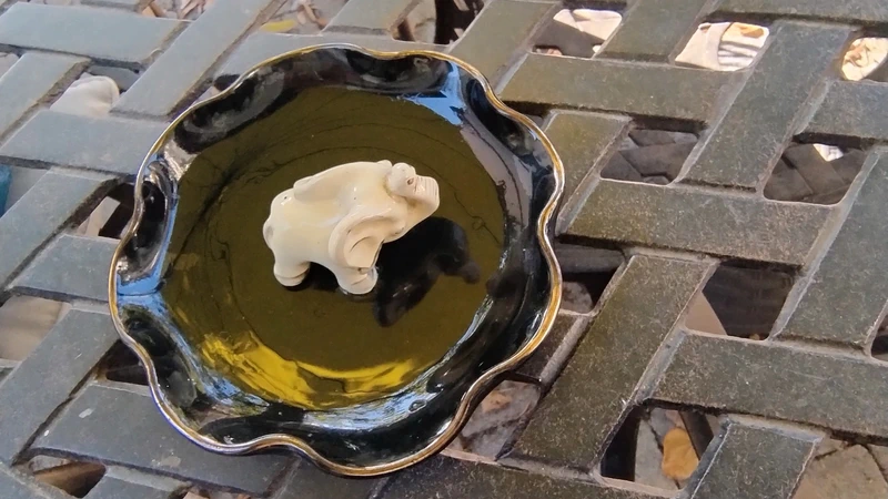 ciotola portagioie svuotatasche posacenere elefante bianco vintage italy ciotola portagioie svuotatasche posacenere elefante bianco vintage italy