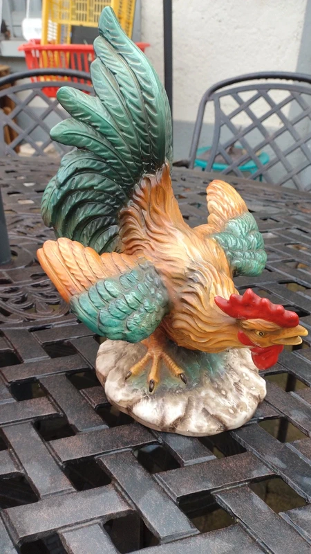 gallo ceramica policroma italia vintage gallo ceramica policroma italia vintage