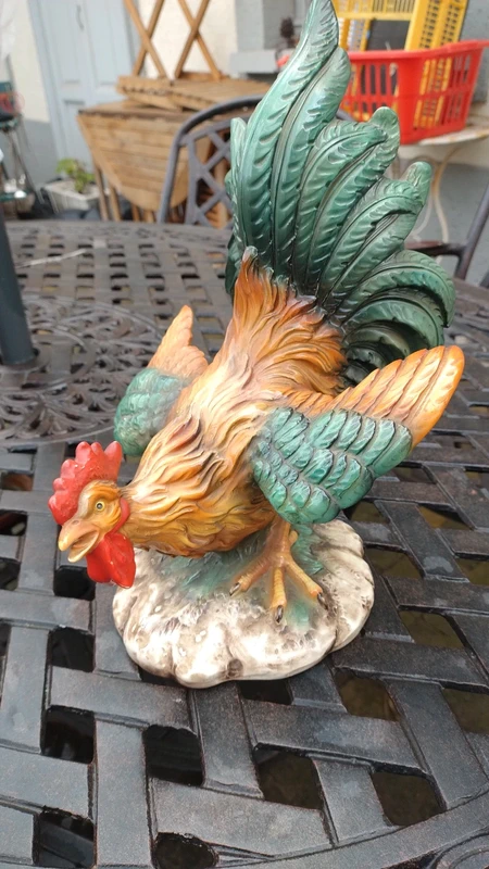 gallo ceramica policroma italia vintage gallo ceramica policroma italia vintage
