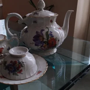 servizio 6 tazze thè caffè con lattiera regency enoch wedgwood england (copia)