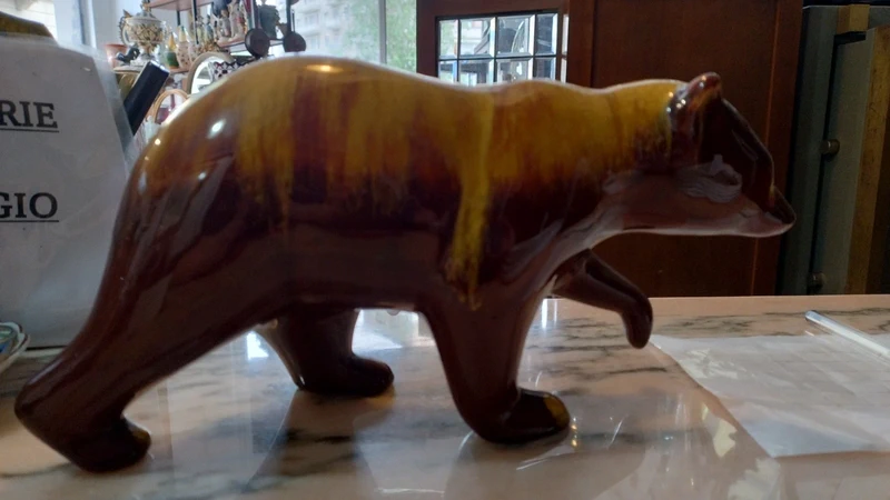 vintage blue mountain pottery canada orso bear in ceramica vintage blue mountain pottery canada orso bear in ceramica