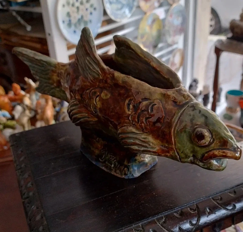 pesce artistico in maiolica made in italy pesce artistico in maiolica made in italy