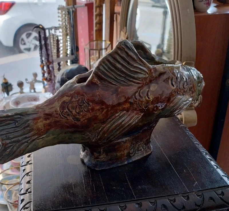 pesce artistico in maiolica made in italy pesce artistico in maiolica made in italy