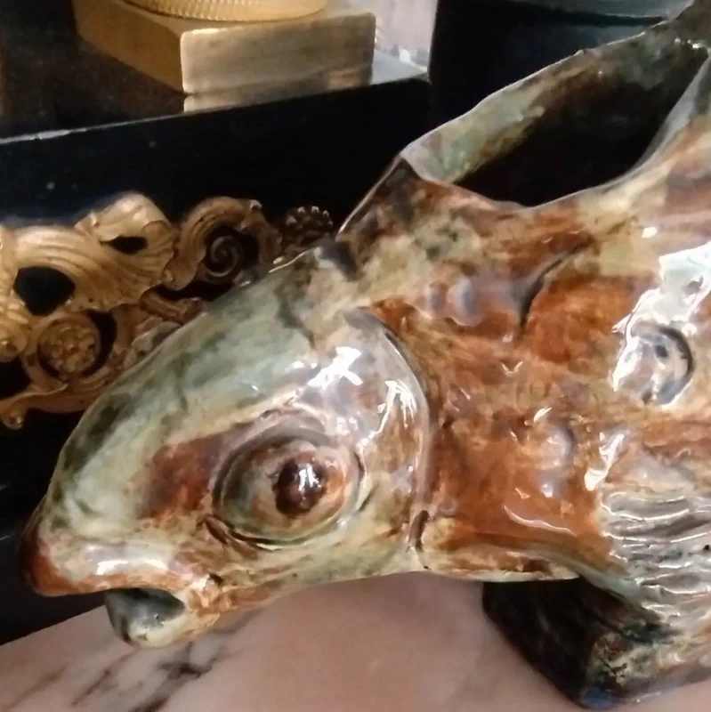 pesce artistico in maiolica made in italy pesce artistico in maiolica made in italy