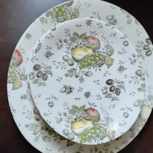 servizio piatti 6 dessert dolce frutta johnson bros england autunms delight