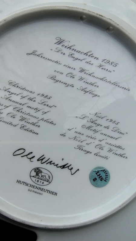 piatto l'angelo della terra hutschenreuther germany piatto l'angelo della terra hutschenreuther germany