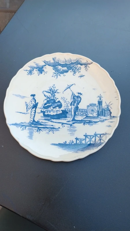 piatto decoro china blu bianco marchio laveno piatto decoro china blu bianco marchio laveno