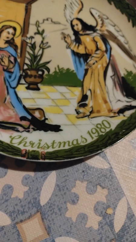piatto eschenbach da collezione natale christmas 1980 piatto eschenbach da collezione natale christmas 1980