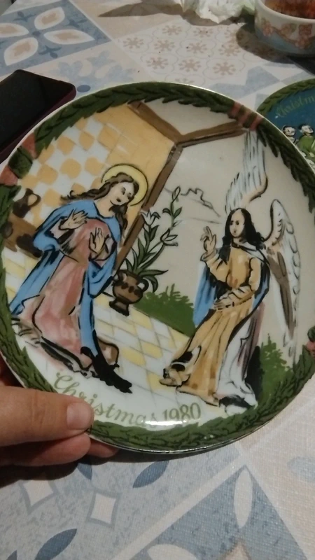 piatto eschenbach da collezione natale christmas 1980 piatto eschenbach da collezione natale christmas 1980
