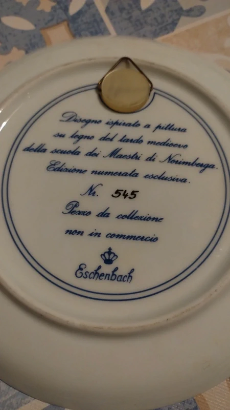 piatto eschenbach da collezione natale christmas 1980 piatto eschenbach da collezione natale christmas 1980