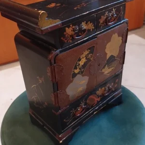 Home antico mobiletto porta gioielli giapponese japan