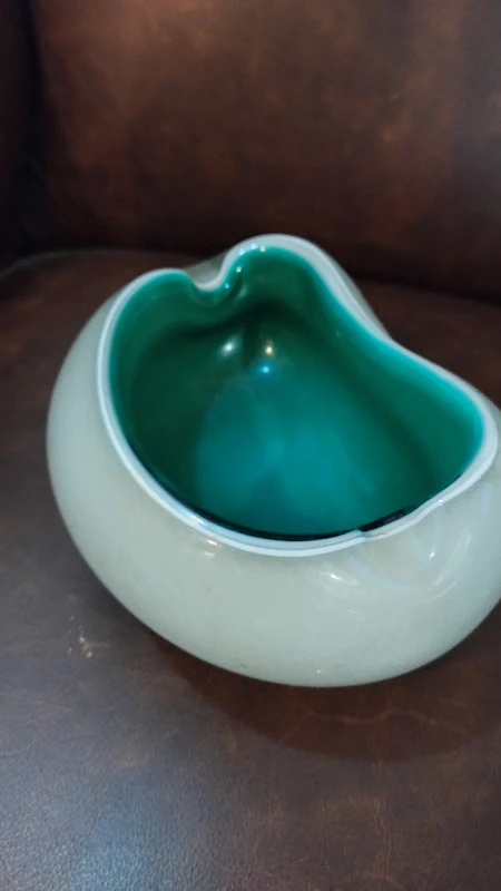 posacenere vetro satinato murano vintage posacenere vetro satinato murano vintage