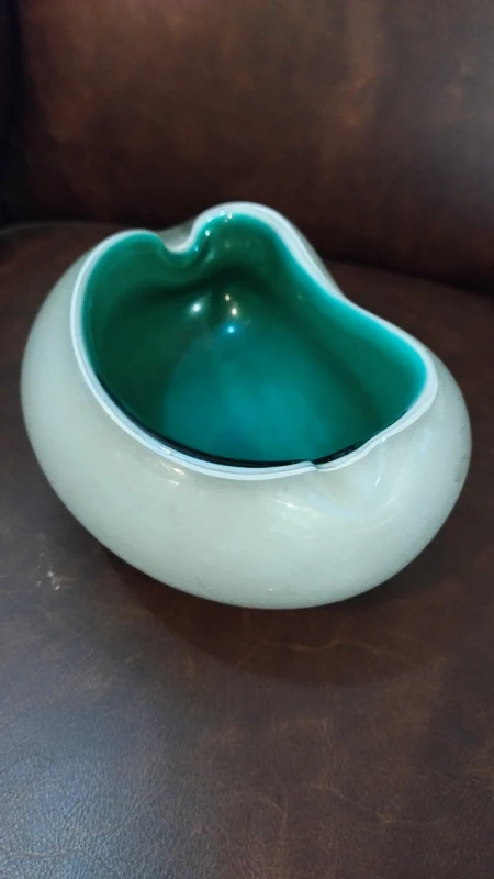 posacenere vetro satinato murano vintage posacenere vetro satinato murano vintage