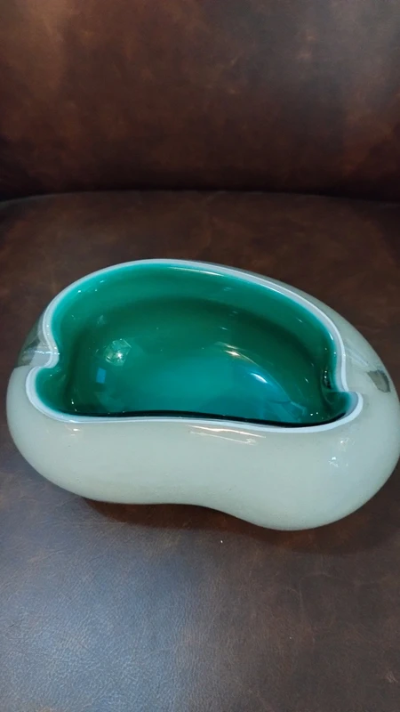 posacenere vetro satinato murano vintage posacenere vetro satinato murano vintage
