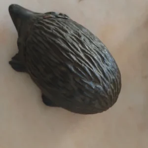 riccio scatola bronzo