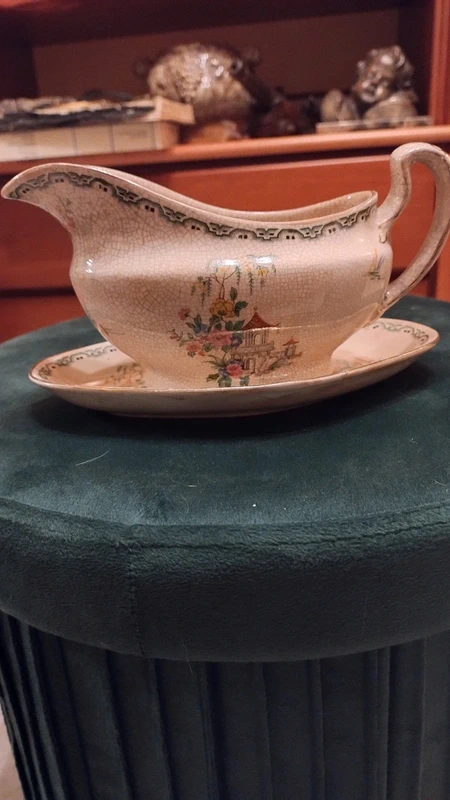 salsiera con piattino bridgwood england salsiera con piattino bridgwood england