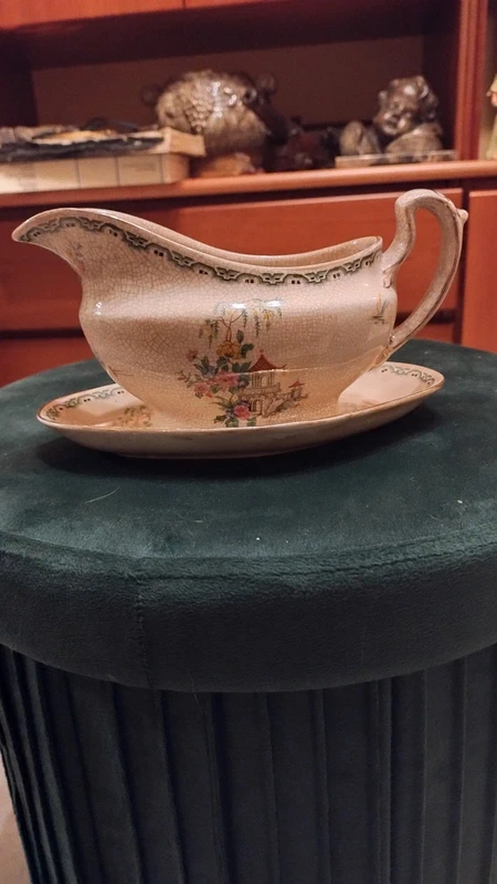 salsiera con piattino bridgwood england salsiera con piattino bridgwood england