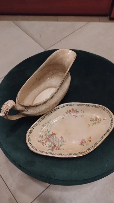salsiera con piattino bridgwood england salsiera con piattino bridgwood england