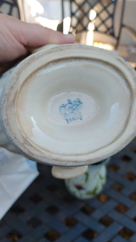 salsiera antica gien france decoro azzurro salsiera antica gien france decoro azzurro