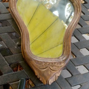 specchio antico cornice legno