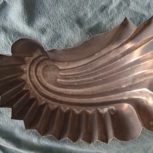 stampo torte budino antico circa del 1900/1920 metallo