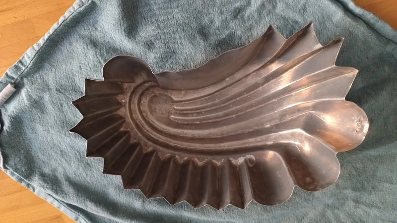 stampo torte budino antico circa del 1900/1920 metallo stampo torte budino antico circa del 1900/1920 metallo
