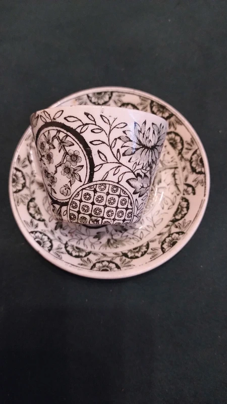 antica tazza tazzina da caffè decoro fiori e uccelli antica tazza tazzina da caffè decoro fiori e uccelli