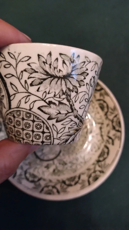 antica tazza tazzina da caffè decoro fiori e uccelli antica tazza tazzina da caffè decoro fiori e uccelli
