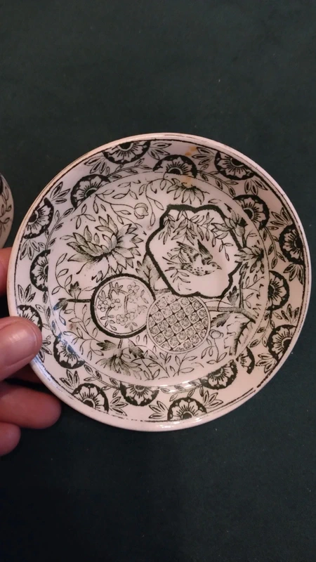 antica tazza tazzina da caffè decoro fiori e uccelli antica tazza tazzina da caffè decoro fiori e uccelli