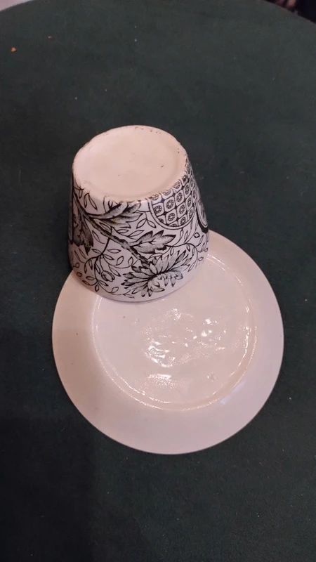 antica tazza tazzina da caffè decoro fiori e uccelli antica tazza tazzina da caffè decoro fiori e uccelli