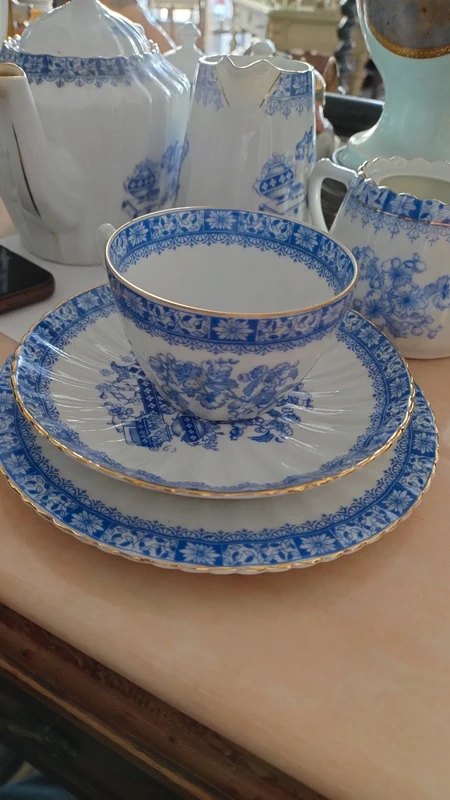 tazza decoro china blau doppio piattino richard ginori tazza decoro china blau doppio piattino richard ginori