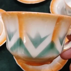 servizio 4 tazza tazzina caffè decò bavaria