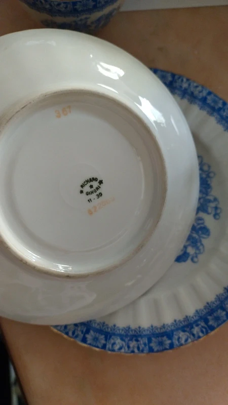 tazza decoro china blau doppio piattino richard ginori tazza decoro china blau doppio piattino richard ginori