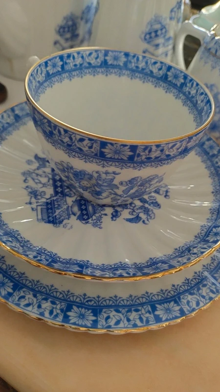 tazza decoro china blau doppio piattino richard ginori tazza decoro china blau doppio piattino richard ginori