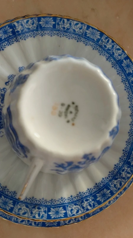 tazza decoro china blau doppio piattino richard ginori tazza decoro china blau doppio piattino richard ginori