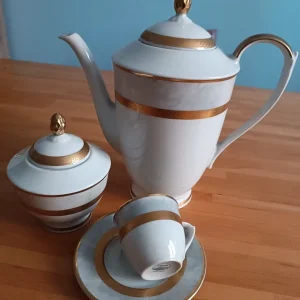 servizio da caffè da 6 thun bolzen italy stile impero