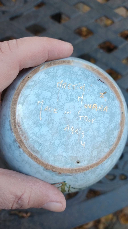 vaso ceramica aretini novara made in italy vintage vaso ceramica aretini novara made in italy vintage