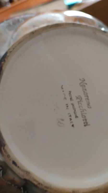 vaso ceramica barbotine france antico vaso ceramica barbotine france antico