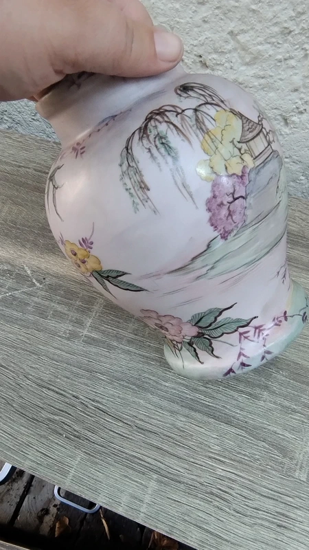 vaso porcellana antico dipinto a mano geisha vaso porcellana antico dipinto a mano geisha