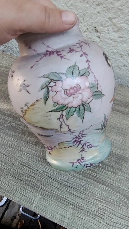 vaso porcellana antico dipinto a mano geisha vaso porcellana antico dipinto a mano geisha