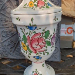 albarello o vaso con coperchio pagani vecchia lodi italy